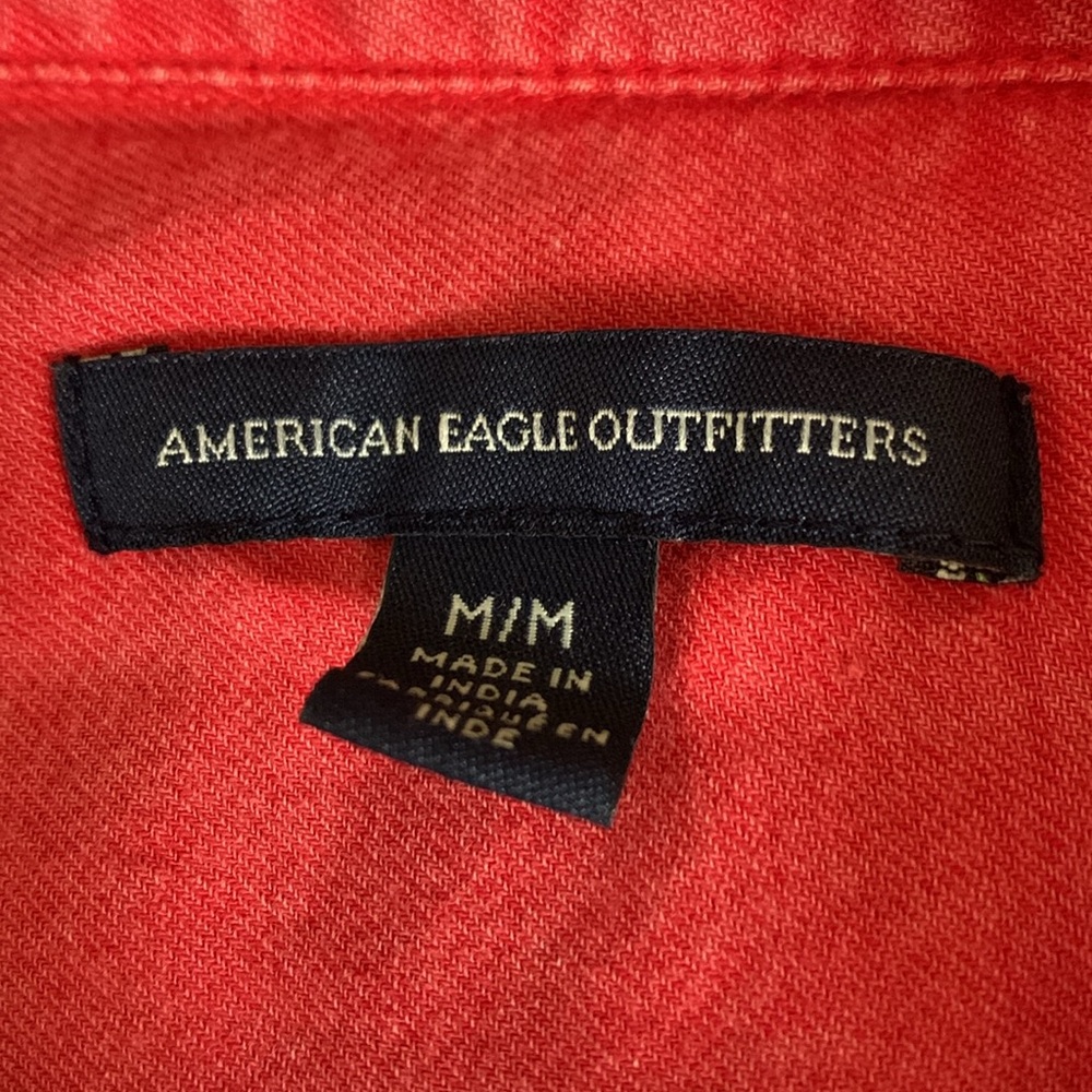 Five Vintage American Eagle Flannels - image 5